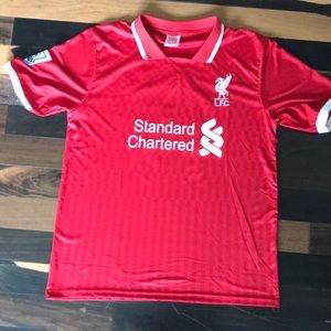 Size M 2016 Liverpool Home Soccer Jersey